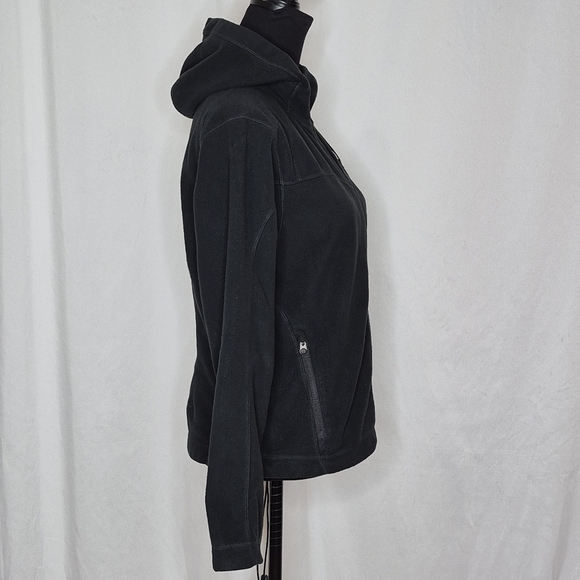 The North Face Women's Black Windwall Fleece Hooded Zip Jacket - Size S - Picture 3 of 14
